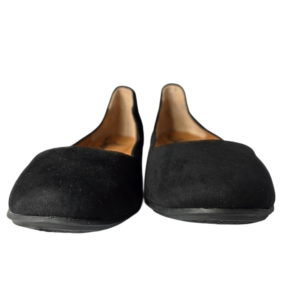 American Rag Ellie Black Microsuede Flats - Picture 3 of 8